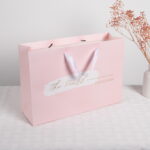Pink Cardboard Paper Bag